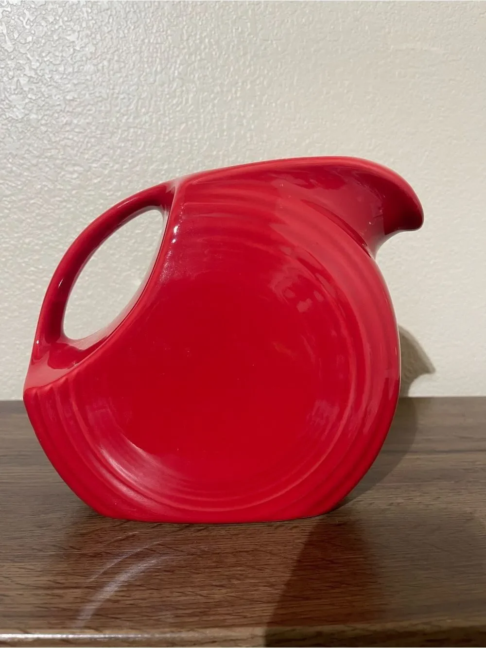 Fiesta Red Disc Pitcher Vase